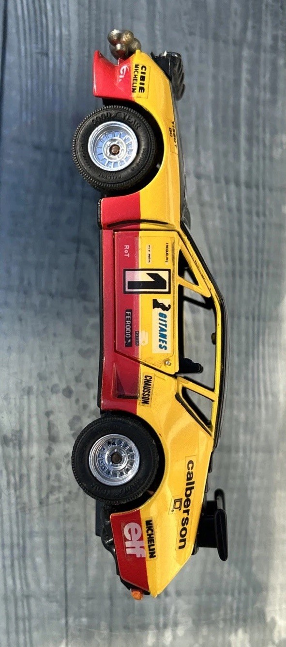 EIDAI ALPINE RENAULT A310 V6 RALLYE JEAN BEHRA 1977 G FREQUELIN #1 DIECAST 1:28