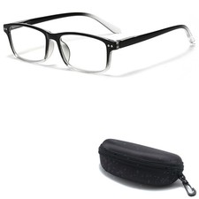 Fashion Square Reading Glasses Anti Blue Light Readers Lightweight Eyeglasses