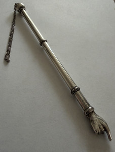 Vintage  Sterling Silver 925 YAD Torah Reader Hand/Finger  Pointer, Judaica
