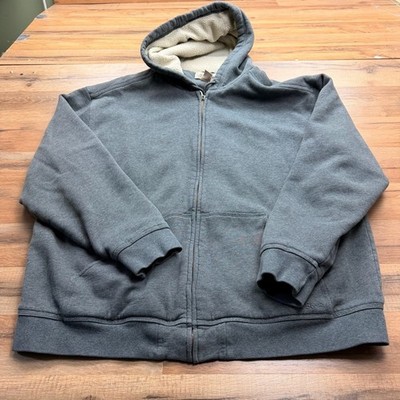 L.L.Bean Katahdin Size XL Iron Works  Hooded Sweatshirt, Fleece-Lined