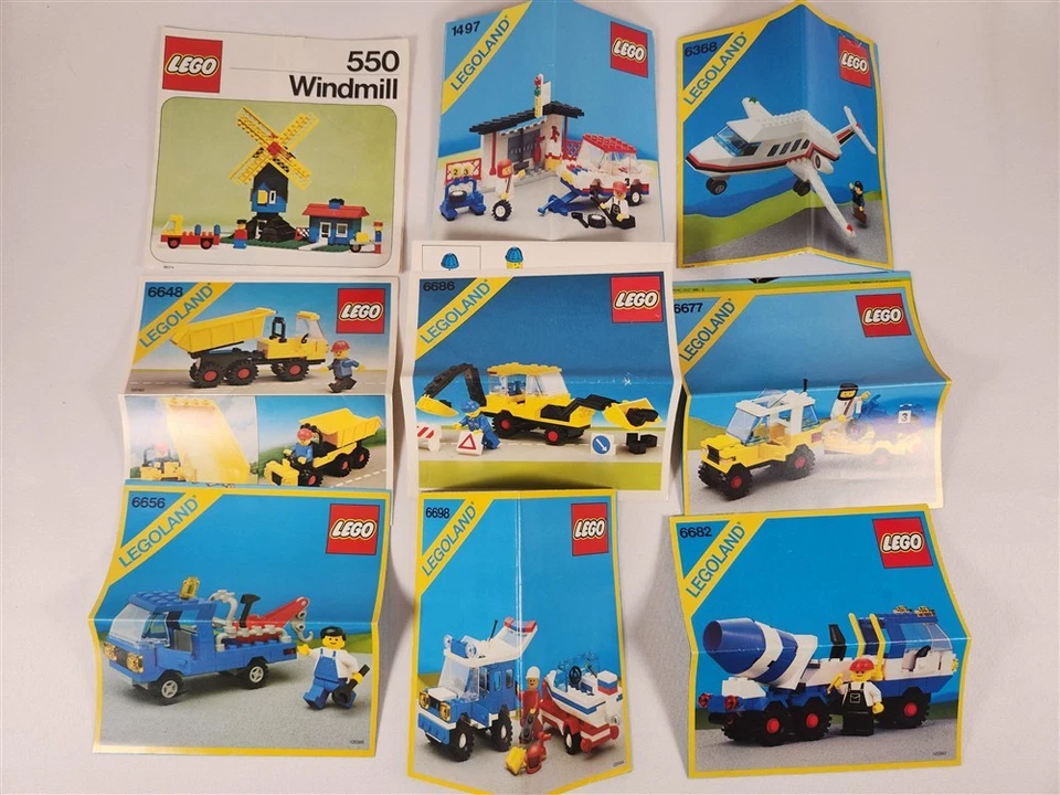 Lego Legoland 1496 1497 1528 6604 6624 6630 6653 6654 6686 + *INSTRUCTIONS ONLY* - Image 2 of 4