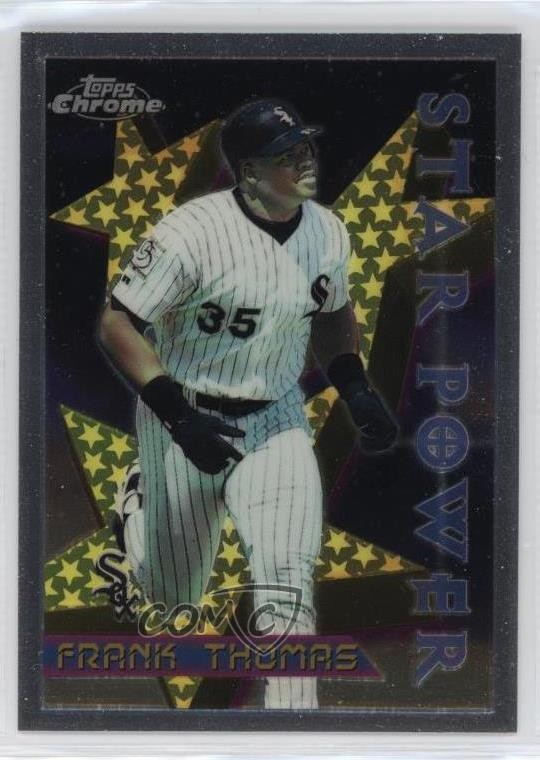 1996 Topps Chrome Star Power Frank Thomas #89 HOF 0g45
