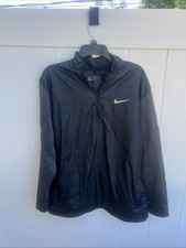 Nike Golf Jacket Quarter Zip Gray Size Large