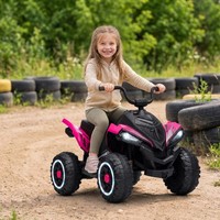 12V Kids Electric ATV Quad Bike Ride-On Car,4-Wheeler All-Terrain Outdoor Toy