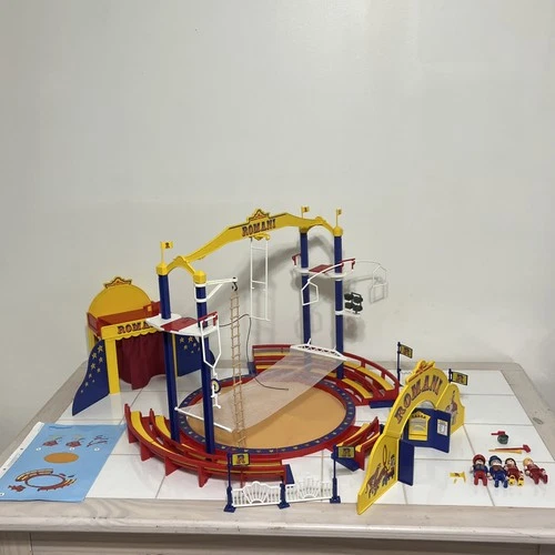 Vintage Playmobil 3720 Romani Acrobat Circus Play Set Mostly Complete Read Descr