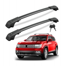 KINGGERI 300lb Lockble Roof Rack Cross Bars Compatible with Volkswagen VW Atl...