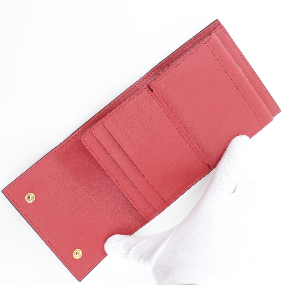 CELINE Small folded multifunction Tri-fold wallet… - image 5