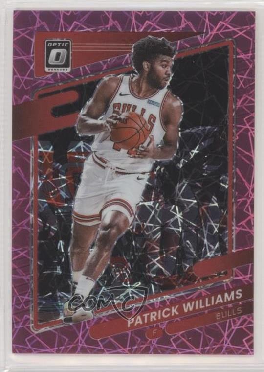 2021-22 Panini Donruss Optic Pink Velocity Prizm 47/79 Patrick Williams #17 02v3