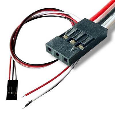 Dupont 2.54mm Jumper 3Pin Connector Housing Wire for Arduino Electric PCB 500pcs