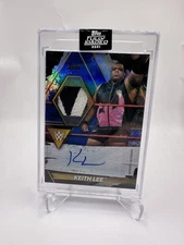 2021 Topps WWE Fully Loaded Keith Lee Patch Auto /25 #P-KL