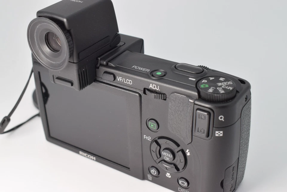 Cámara digital compacta Ricoh GX200 negra 12,1 MP con VF-1 JAPÓN [Casi como nueva] #1719 Foto 4 de 4