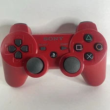 Red Sony Playstation 3 PS3 DualShock 3 Wireless Controller OEM Tested