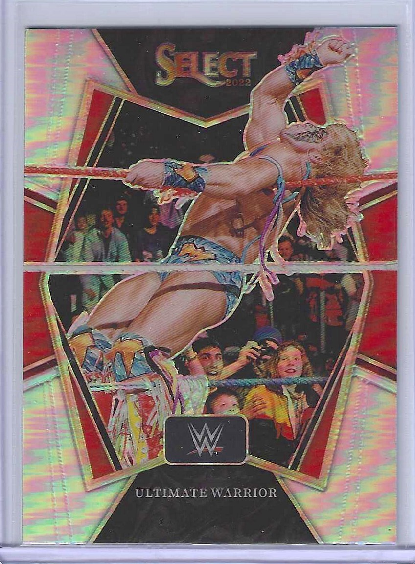2022 Panini Select WWE - Premier Level Ultimate Warrior #114 Silver Prizm