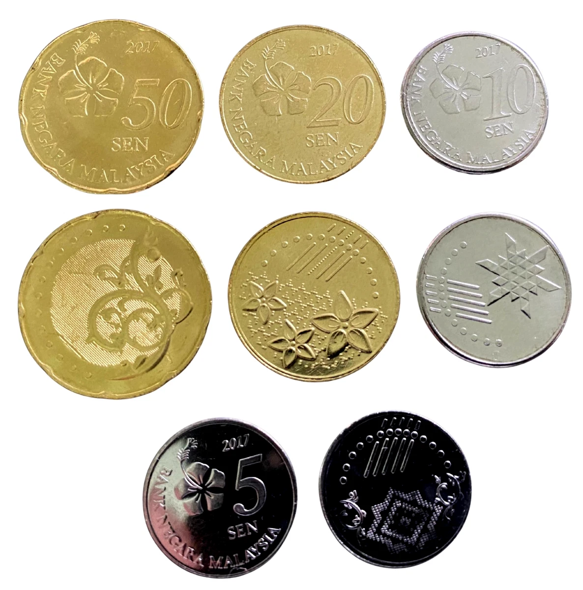 未曾流通2017 马来西亚硬币| eBay