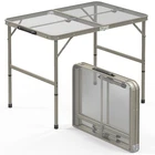 Small 3FT Folding Camping Aluminium Table Outdoor Picnic Portable BBQ Party Desk