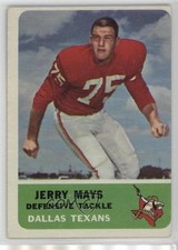 1962 Fleer Jerry Mays #31 0q3
