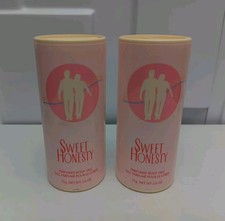 AVON Perfumed Sweet Honesty BODY POWDER TALC 2.6 oz Set Of 2 Vintage 1999