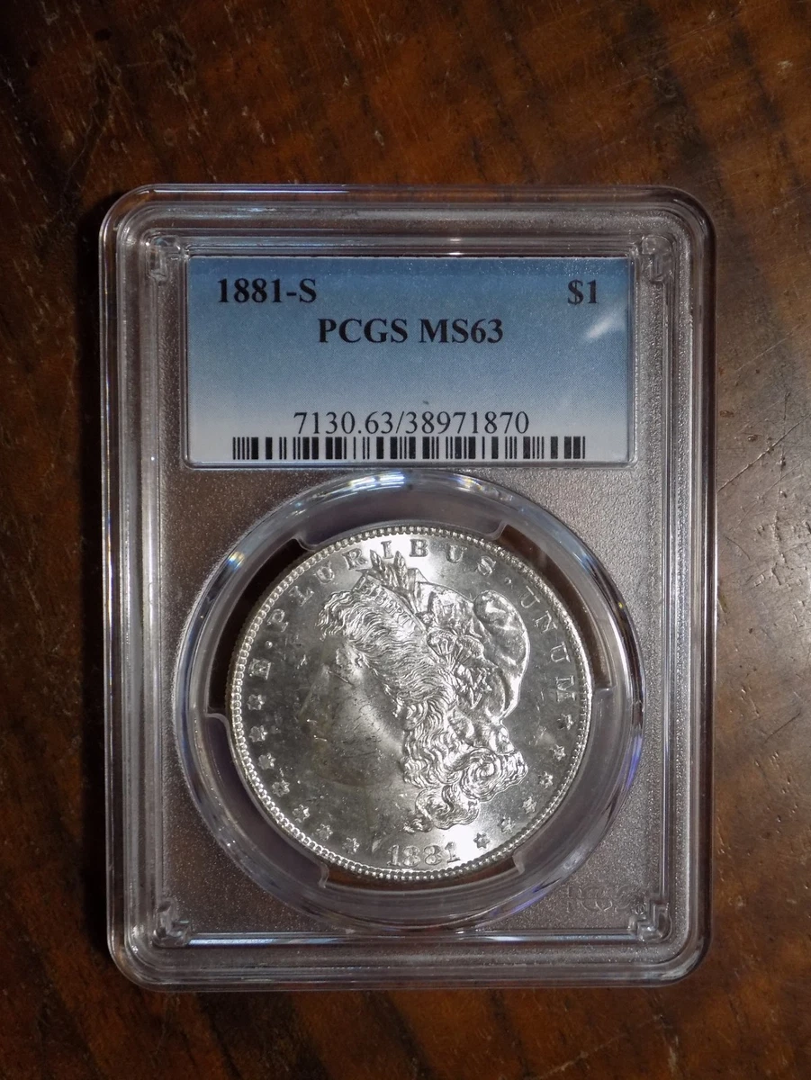 MS 63 Graded 1881 Year Morgan US Dollars (1878-1921) for sale | eBay