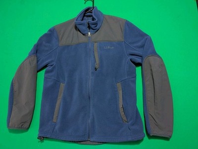 LL Bean Polartec Mens Fleece Jacket Blue Size Small REG OJMWS