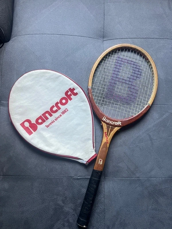 Raquette Tennis Bois Bancroft Pro Select, Grip 4 1/2, Vintage USA