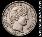 1913 Barber Dime- Lustrous Uncirculated  #i4299
