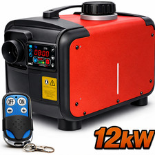 Diesel Standheizung 12kW Luftheizer Heizgerät Set 12V/ 230V Heizung Ölheizer