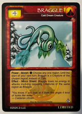 Magi-Nation Duel Braggle Traitor's Reach Kickstarter Limited Promo NM