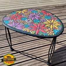 Artspac Green Petal Ceramic Mosaic Tiles, 200g Flower Pieces for Garden Crafts