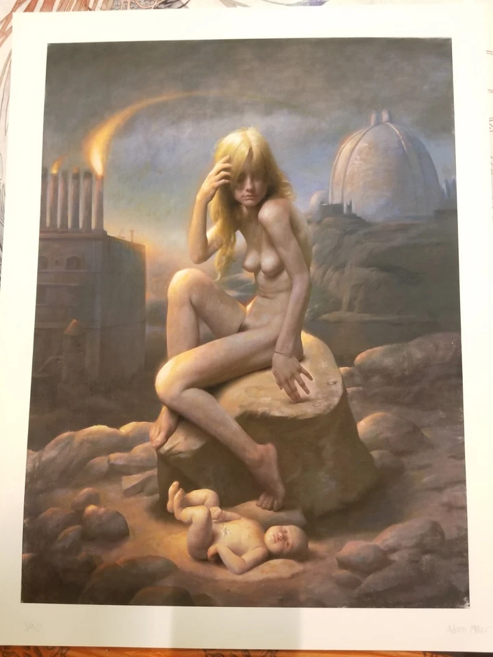 Impresión de pigmento de giclee ADAM MILLER "A Gentle Breeze", firmada, numerada 1xRun Foto 3 de 4