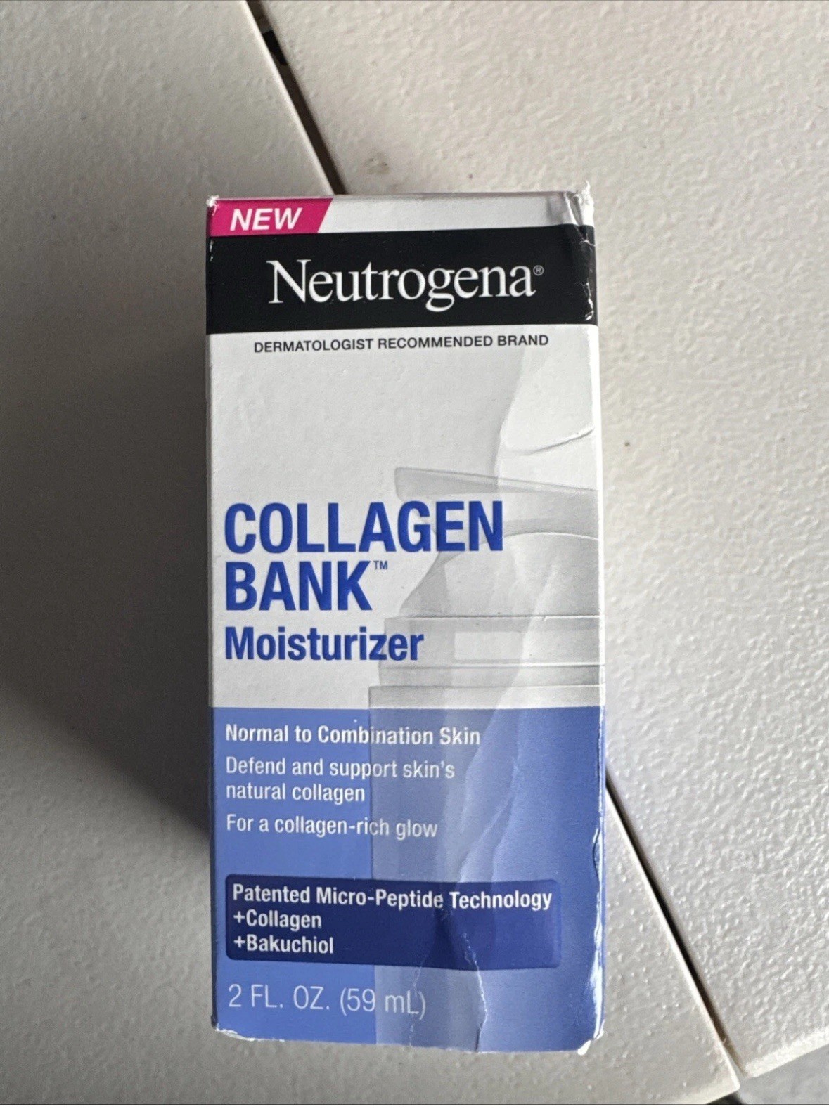 Neutrogena Collagen Bank Moisturizer with Bakuchiol for Glowing Plump Skin 2 fl oz