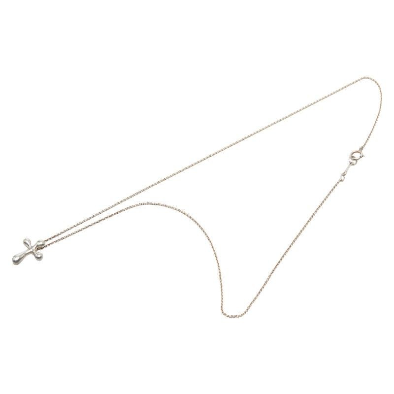 Auth Tiffany Small Cross SV925 Silver Women's Necklace Authentic Luxury thumbnail 4