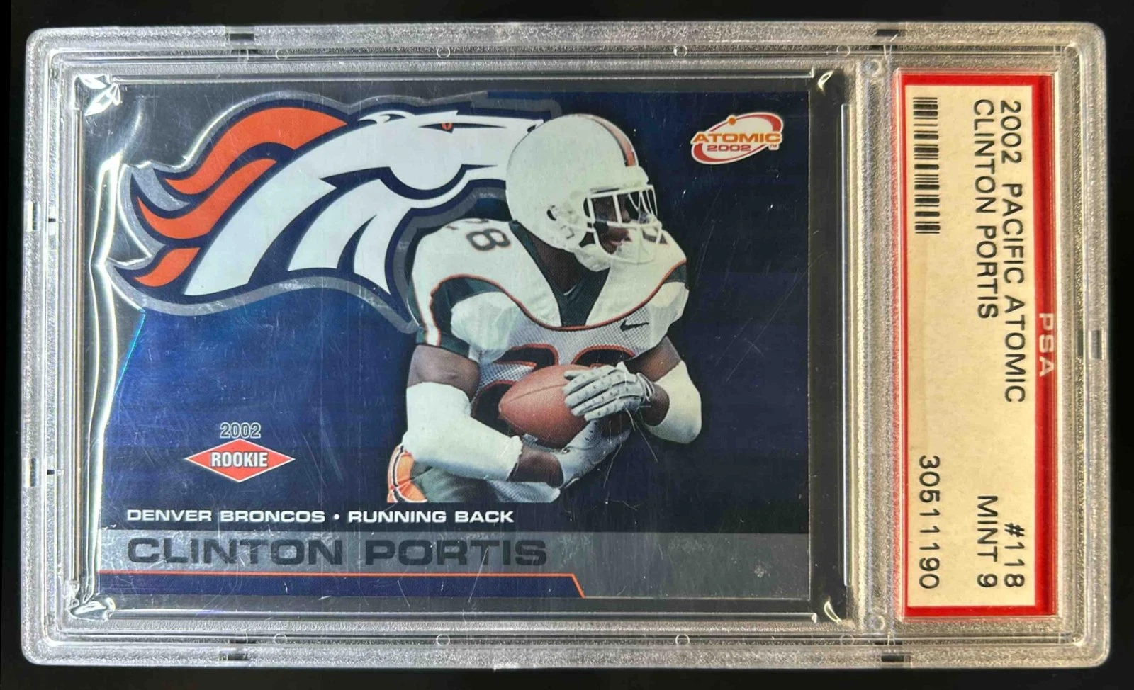 Clinton Portis Pacific Atomic #118 Base