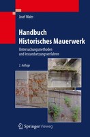 Handbuch Historisches Mauerwerk Josef Maier Buch X Deutsch 2012 Springer