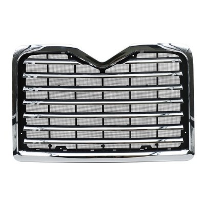 Chrome Front Grille With Bug Screen Fit For Mack Vision Truck 2002-2016