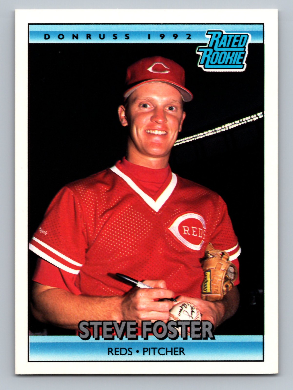 1992 Donruss - Steve Foster #420 - Cincinnati Reds RC