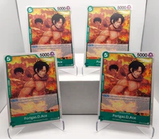 Portgas D. Ace Playset - OP09-035 x4 - Emperors in the New World - One Piece TCG