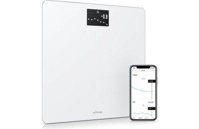 Withings - Body Weight & BMI Wi-Fi Smart Scale - White