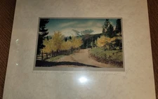 Longs Peak water color by Standley