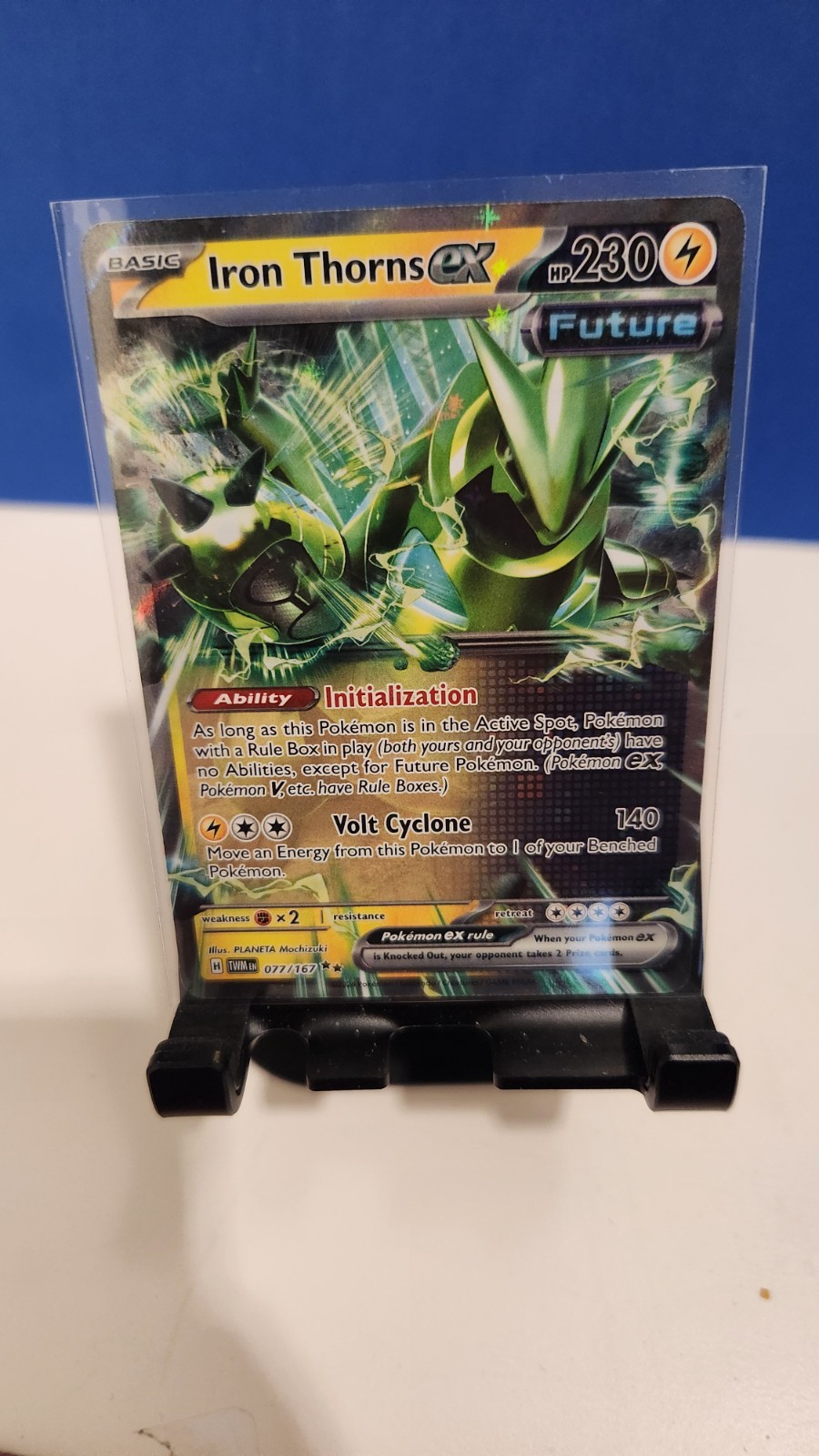 Iron Thorns ex Holo Double Rare SV06: Twilight Masquerade 077/167 NM