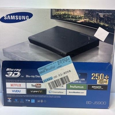 Samsung BD-J5900 Blu-Ray 3D Disc Player DVD Player Wireless Sealed Brand New