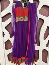 Indian Clothes for Women - Anarkali Set with Dupatta Bottoms Medium Size