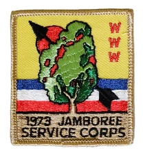 National Jamboree 1973 Service Corps Pocket Patch  BSA