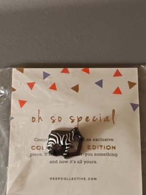 Keep Collective Zebra Silver Charm Key Inventory Location 50