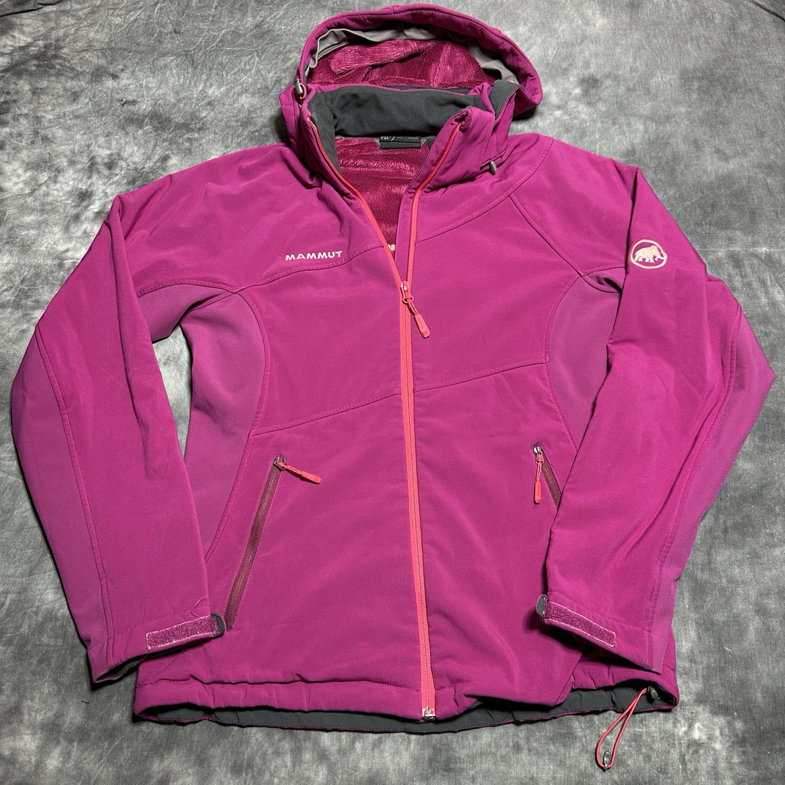 Mammut SOFtech Soft Shell Pink Jacket Womens Medi… - image 1