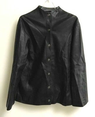 CHRISTOPHE LEMAIRE, Leather jacket, Black, Made in France, Good product, Used