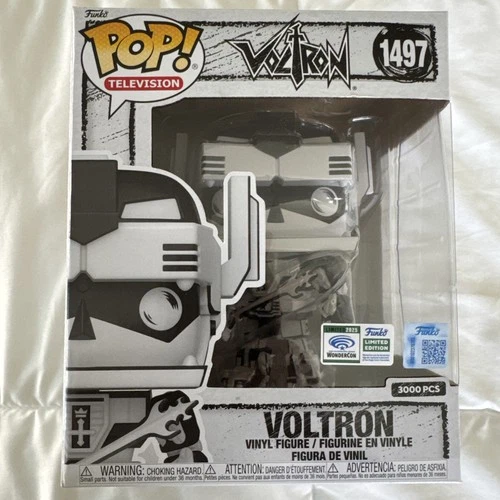 Funko Pop! Television Voltron Sketch #1497 Con Sticker LE 3000 WonderCon 2025