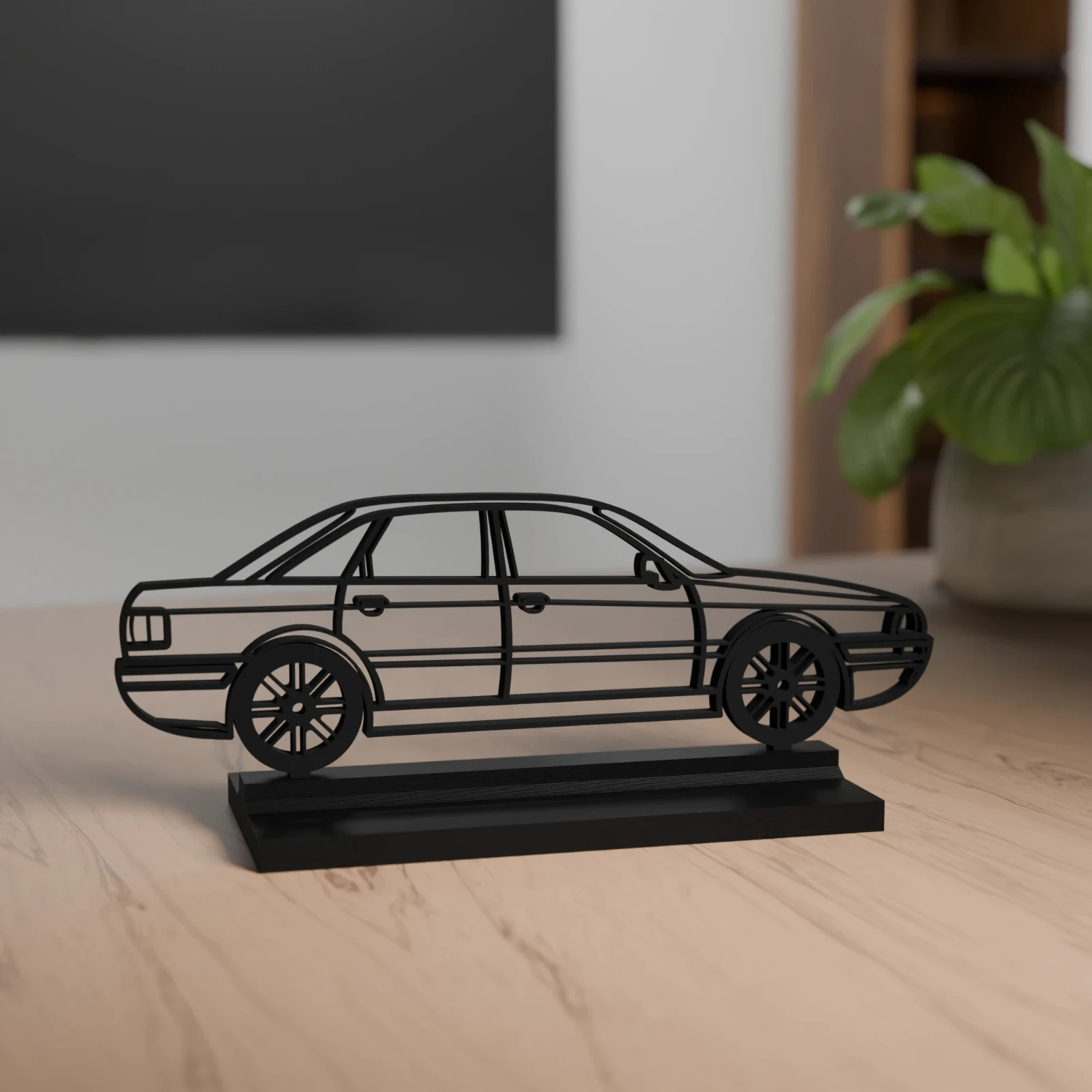 Decorazione 3D modello 80 B4 - regalo per gli amanti dell'auto