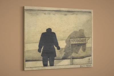 Karl Wiener - Wohin - Art Print on Paper or Canvas