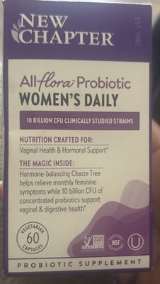 New Chapter Probiotics for Women - 60 ct (2 Month Supply), Women's Daily Probiot