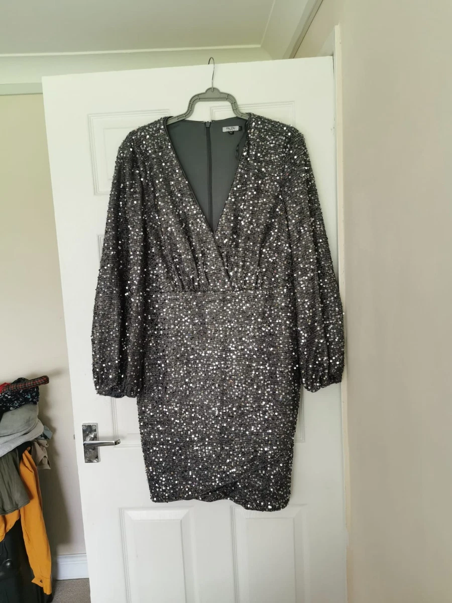 chi chi london grey dress Dresses for Women for sale soft gray